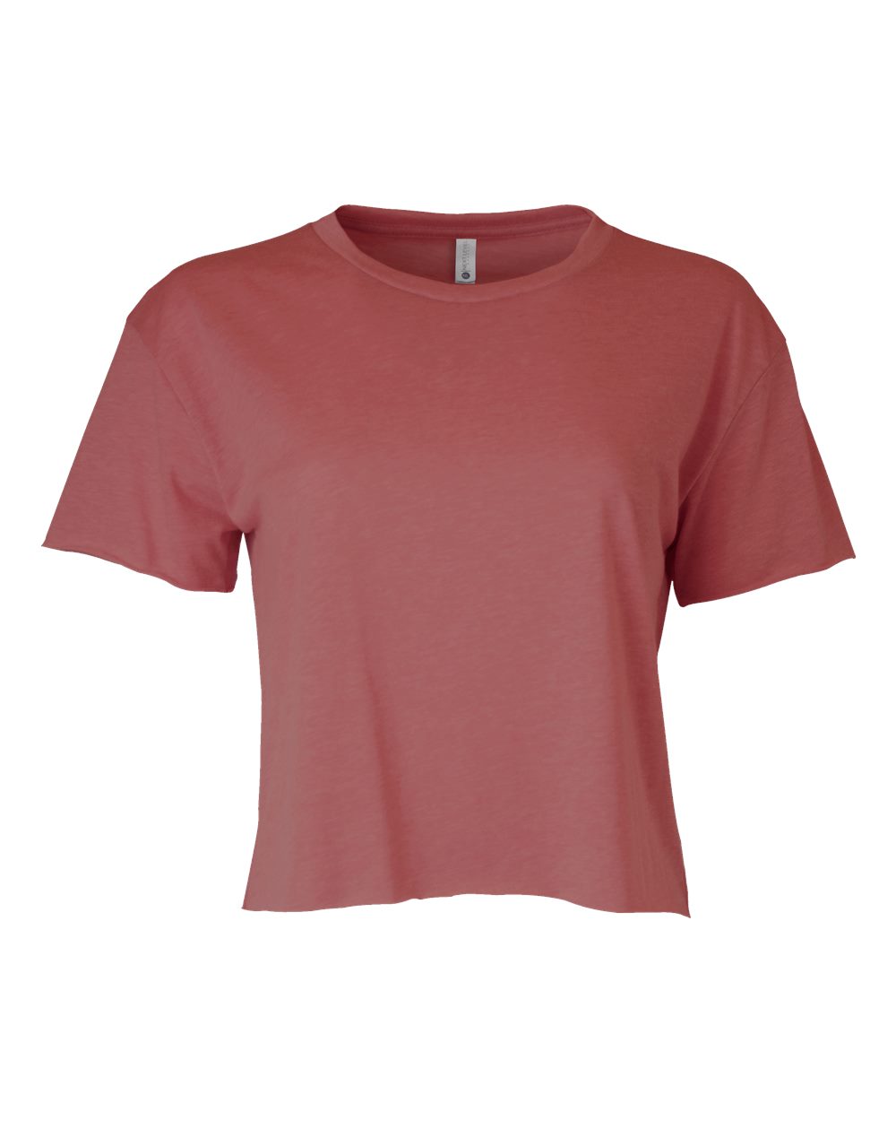 Women's Festival Crop Top - Front - B01018322 - Smoked Paprika