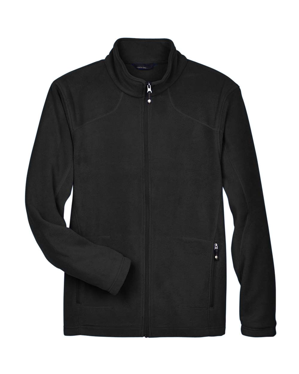 Men's Voyage Fleece Jacket - Front - B142D3503 - Black