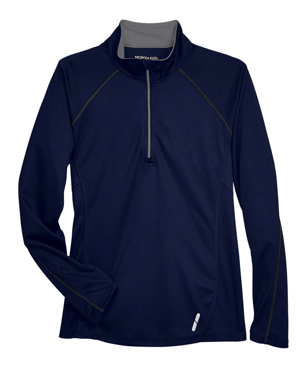 Women's Radar Performance Quarter-Zip Pullover - Front - B117D3652 - Classic Navy