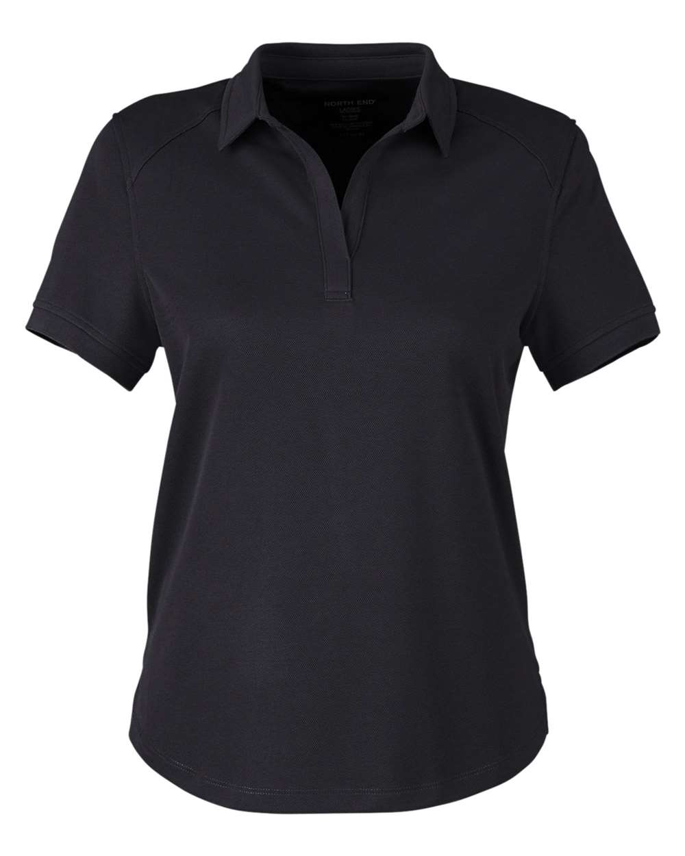 Women's Express Tech Performance Polo - Front - B165D3502 - Black
