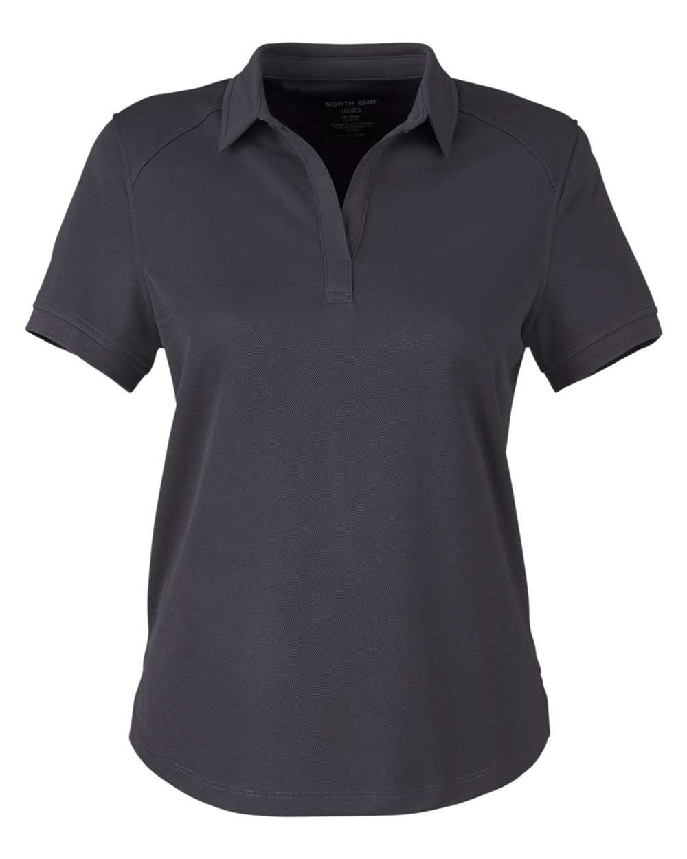 Women's Express Tech Performance Polo - Front - B165D3592 - Carbon
