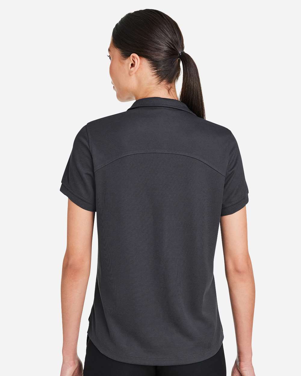 Women's Express Tech Performance Polo - OnModelBack - B165D3592 - Carbon