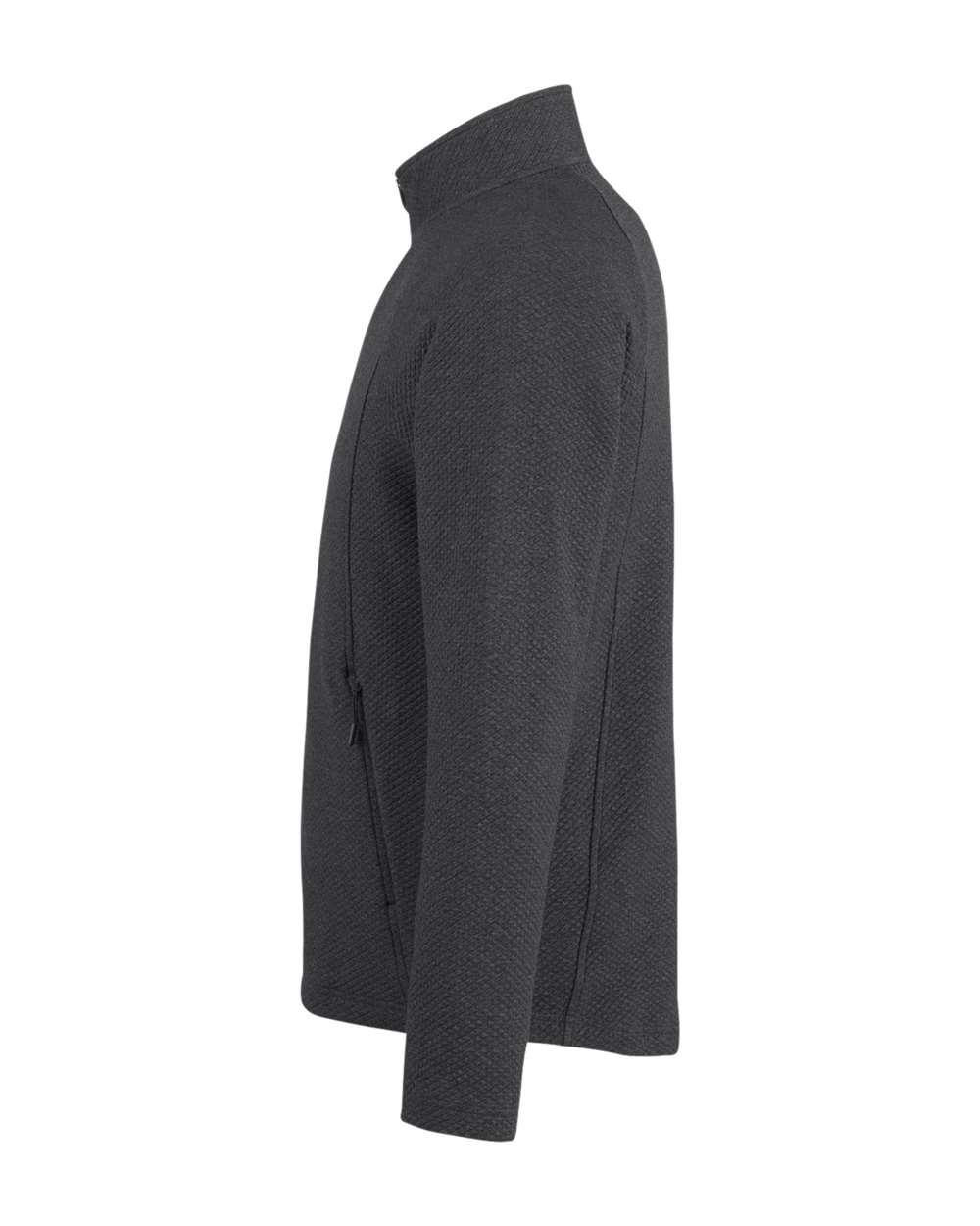 Men's Spirit Textured Full-Zip - DirectSide - B209D3503 - Black Heather