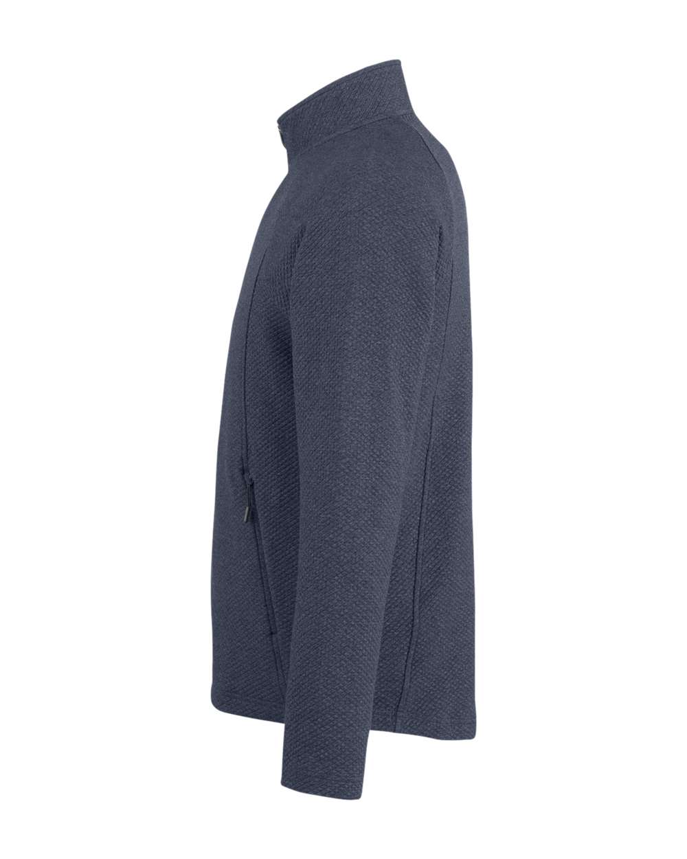 Men's Spirit Textured Full-Zip - DirectSide - B209D3653 - Classic Navy Heather