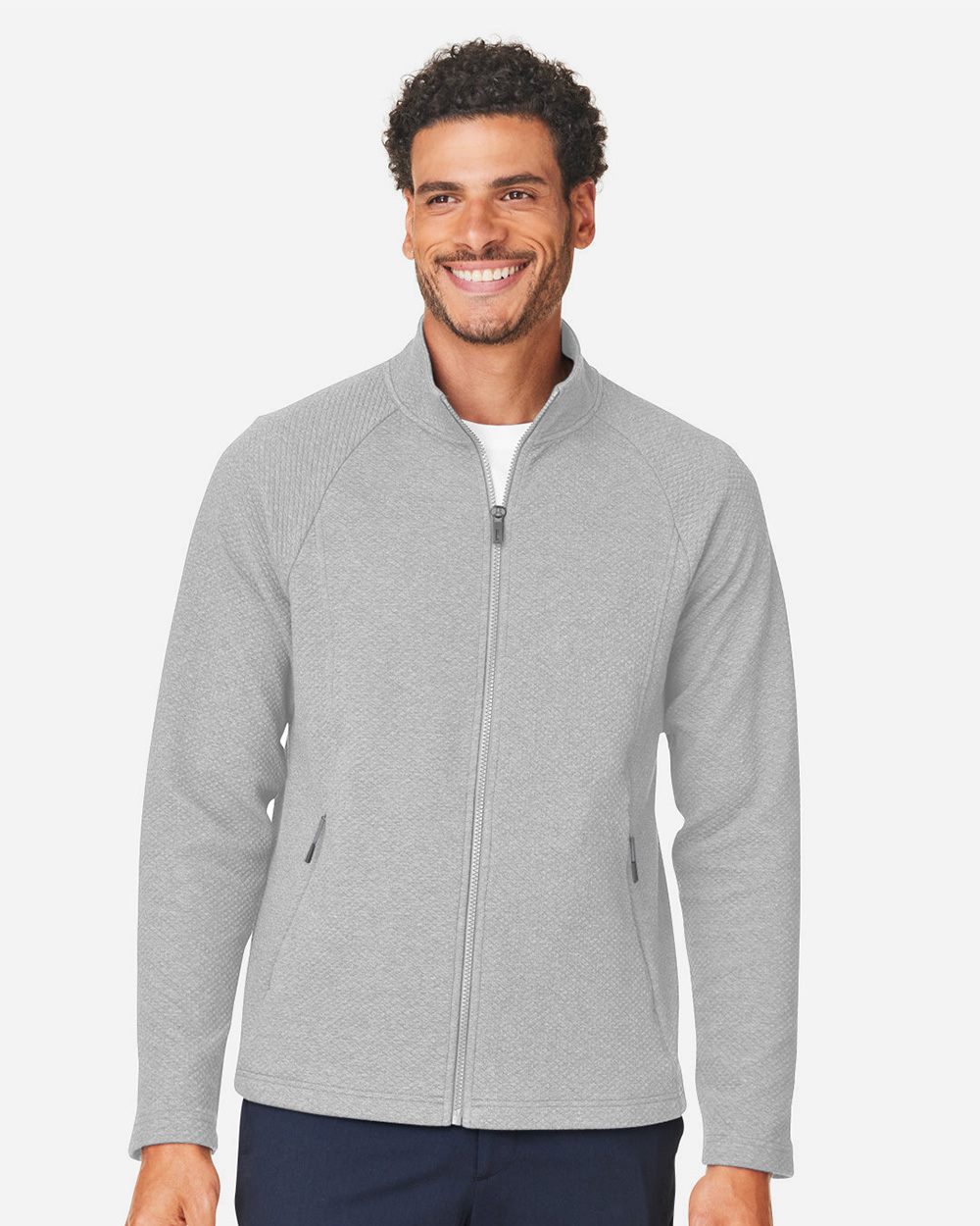 Men's Spirit Textured Full-Zip - styleImage