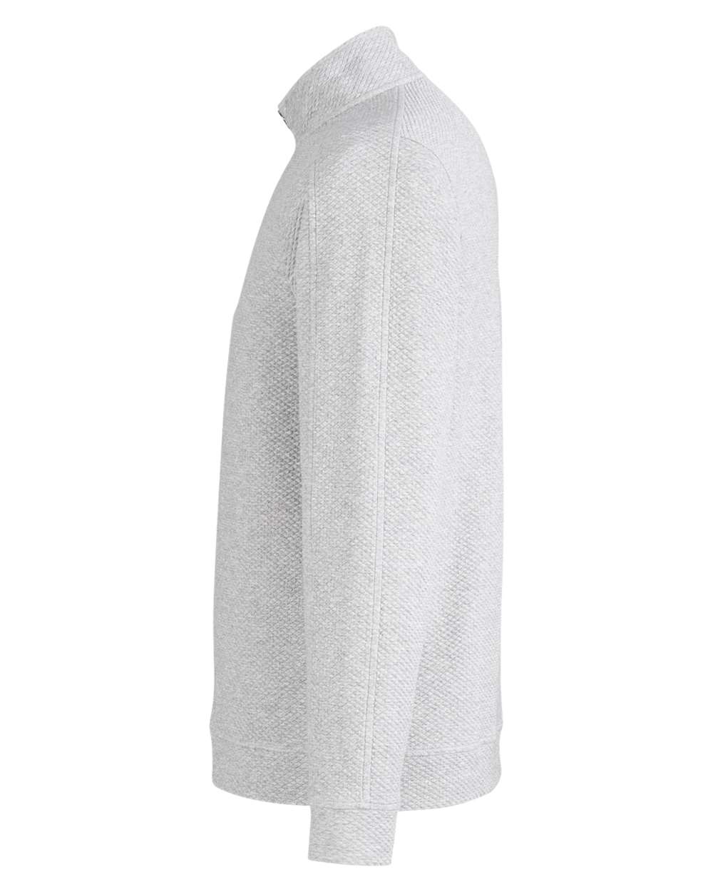 Men's Spirit Textured Quarter-Zip Pullover - DirectSide - B207D3023 - Platinum Heather