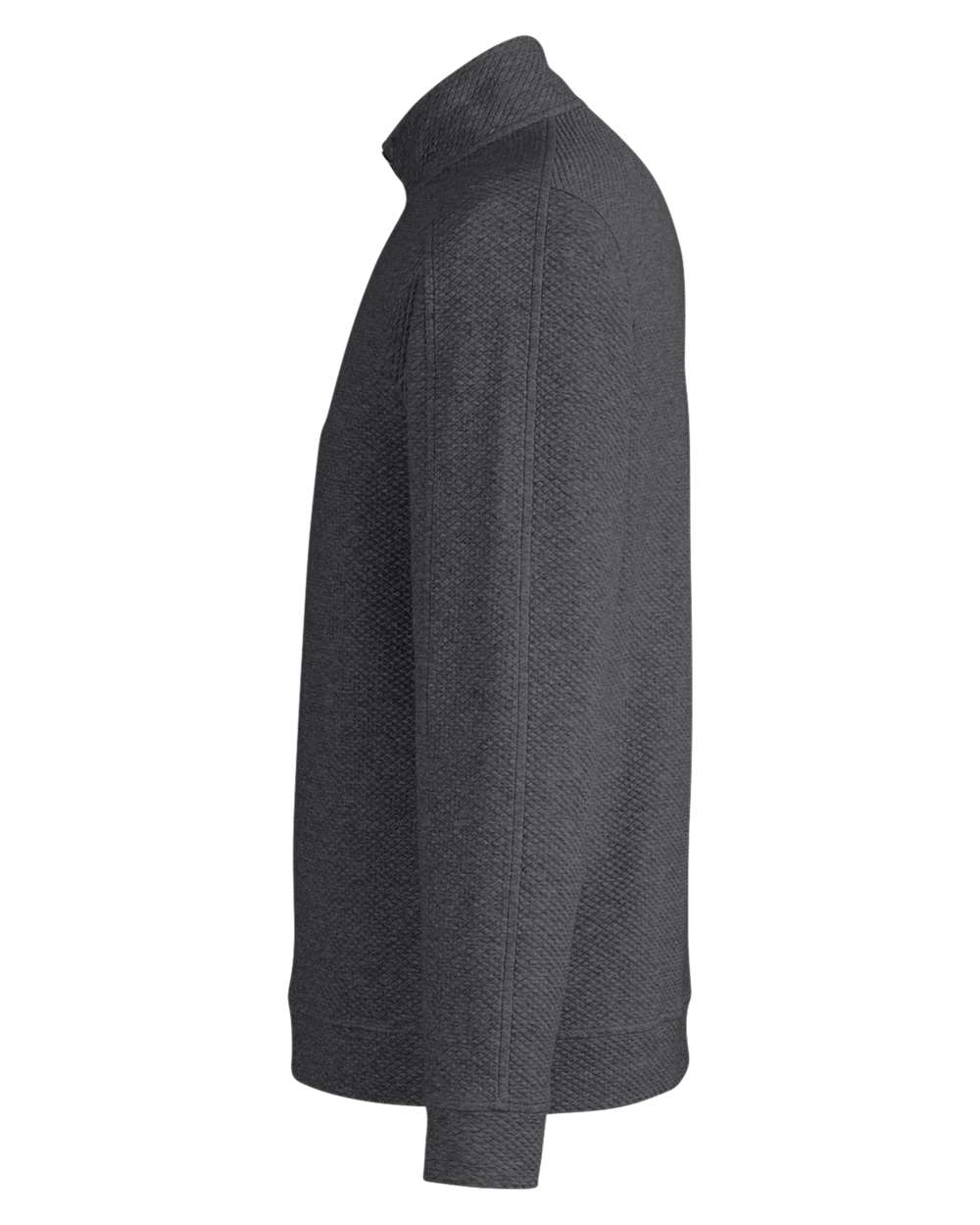 Men's Spirit Textured Quarter-Zip Pullover - DirectSide - B207D3503 - Black Heather 