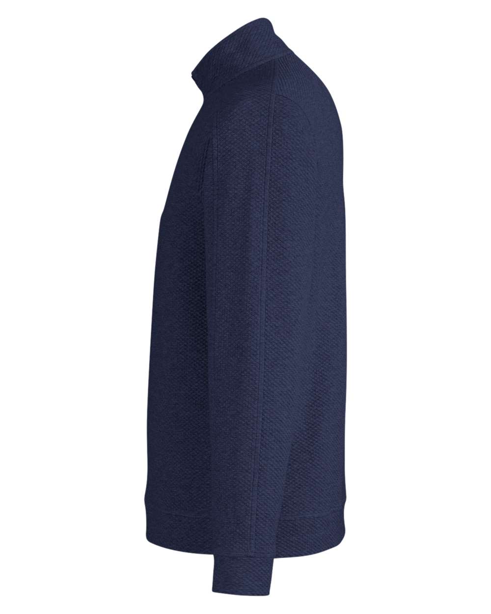 Men's Spirit Textured Quarter-Zip Pullover - DirectSide - B207D3653 - Classic Navy Heather