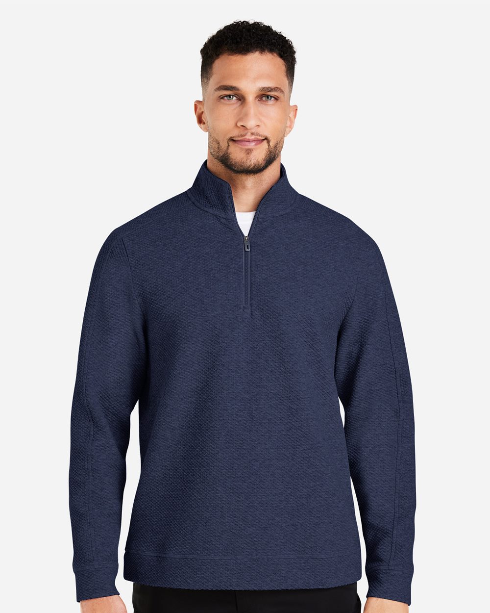 Men's Spirit Textured Quarter-Zip Pullover - styleImage