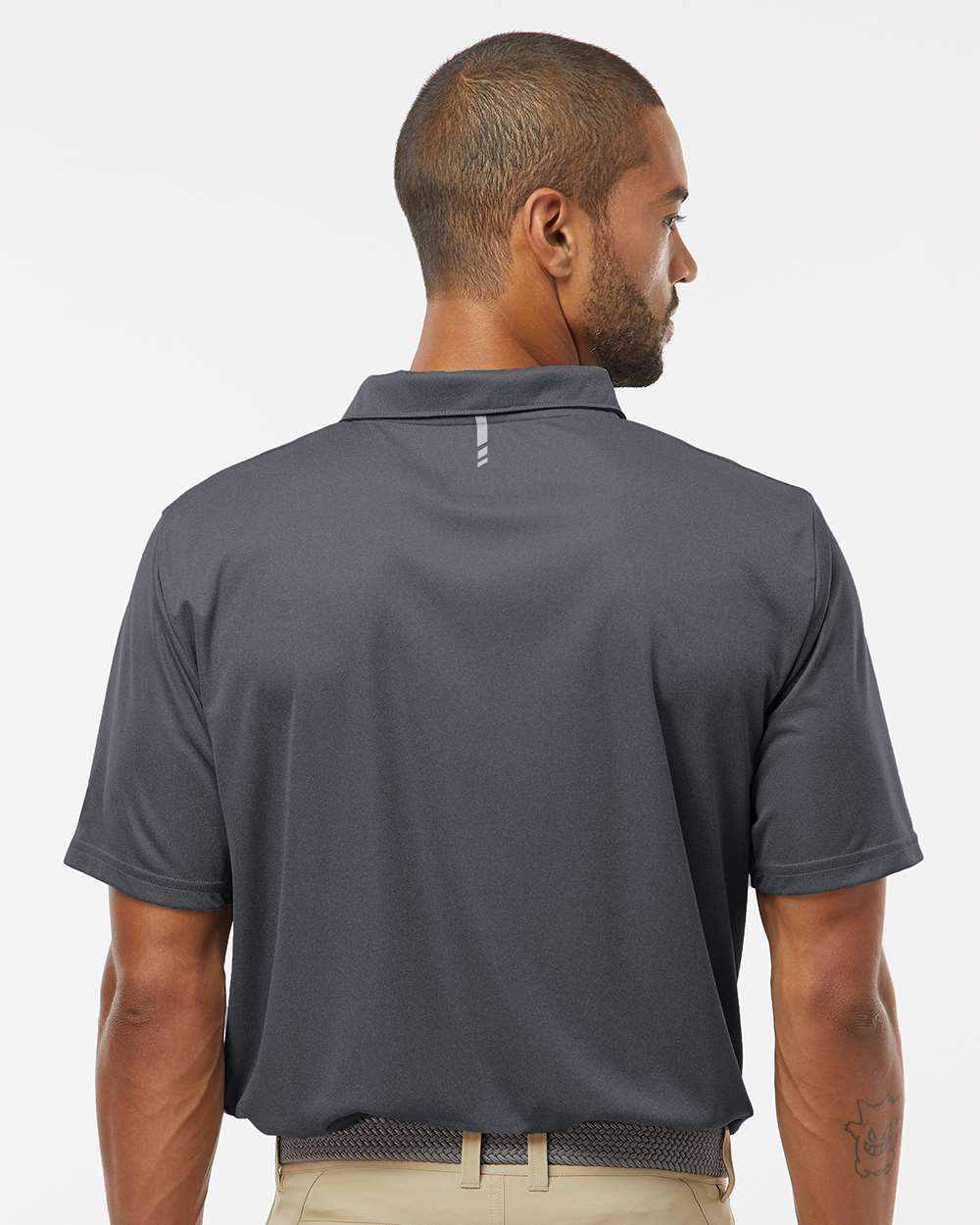 Men's Team Issue Hydrolix Polo - OnModelBack - B08787093 - Forged Iron