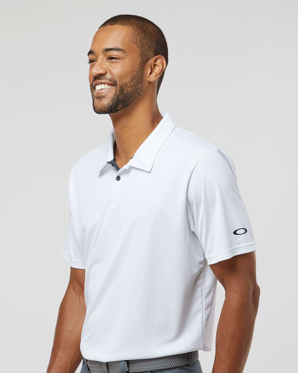 Men's Team Issue Hydrolix Polo - OnModelSide - B08787003 - White