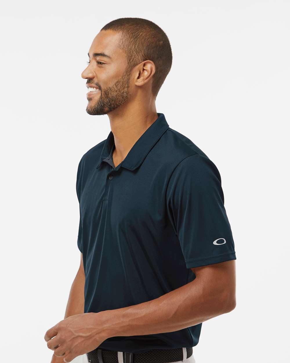 Men's Team Issue Hydrolix Polo - OnModelSide - B08787503 - Blackout