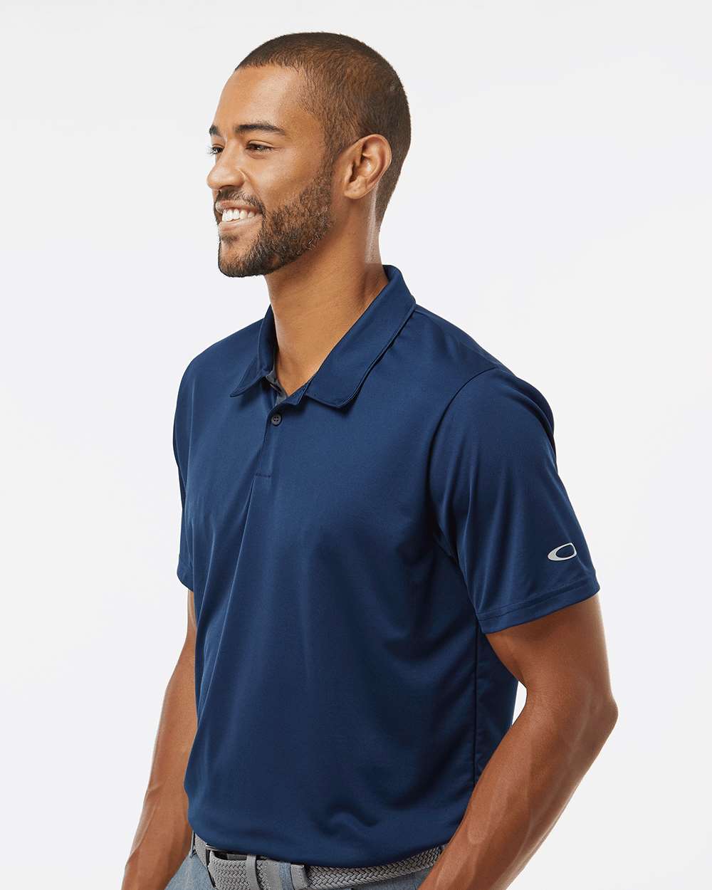 Men's Team Issue Hydrolix Polo - OnModelSide - B08787653 - Team Navy