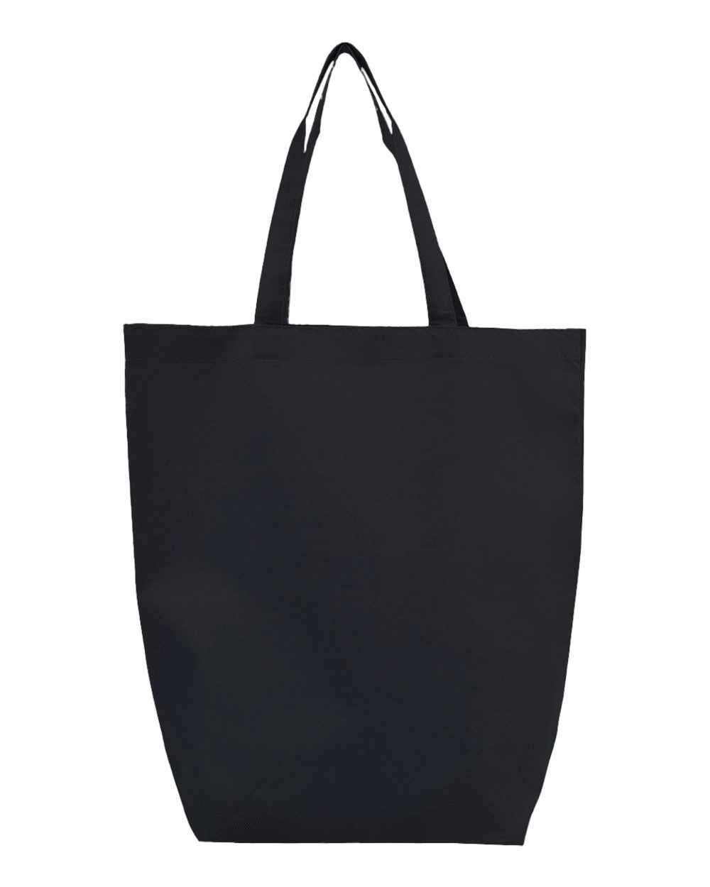 Non-Woven Gusset Bottom Tote - Back - B26195500 - Black