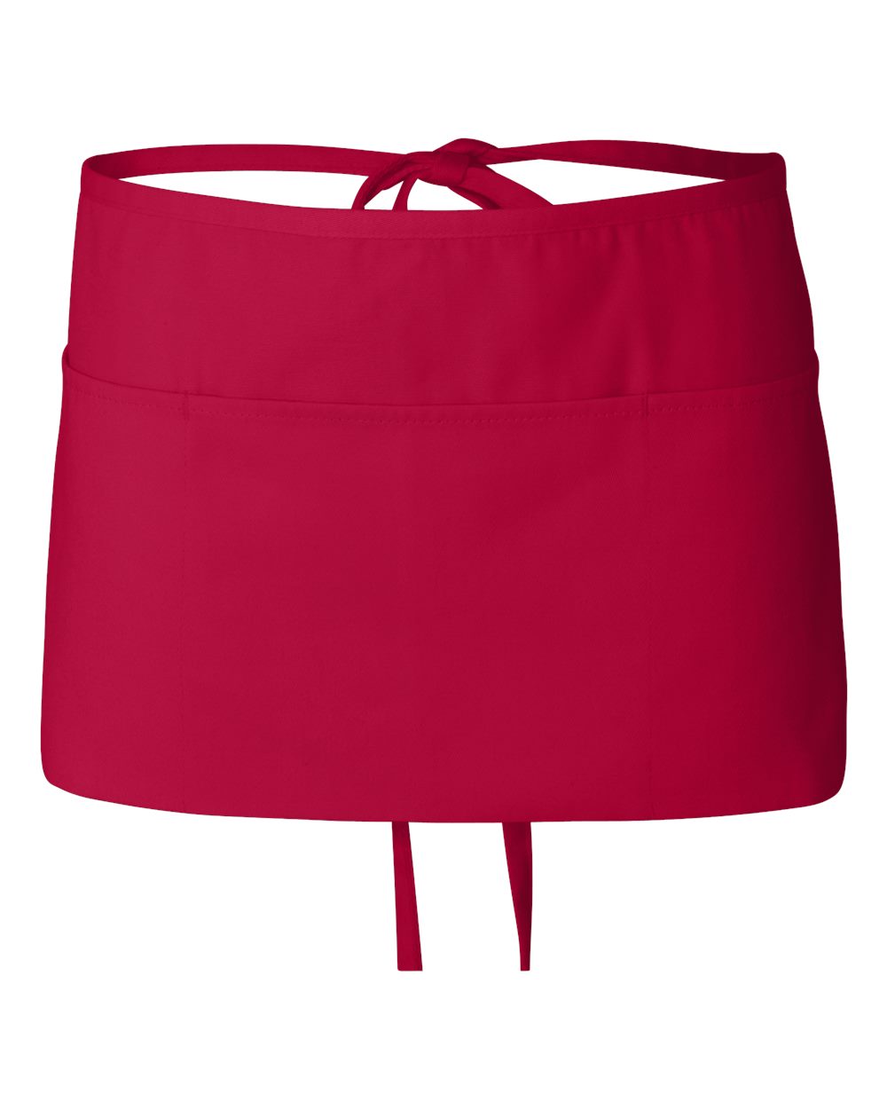 Waist Apron with Pockets - Front - B16995700 - Red
