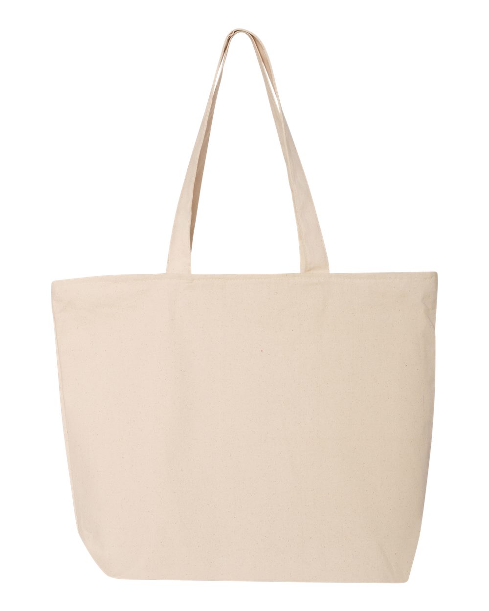 25L Zippered Tote - Front - B17595240 - Natural