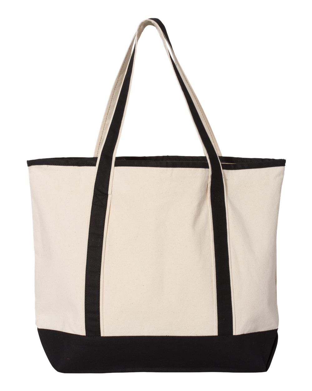 34.6L Large Canvas Deluxe Tote - Back - B45695250 - Natural/ Black