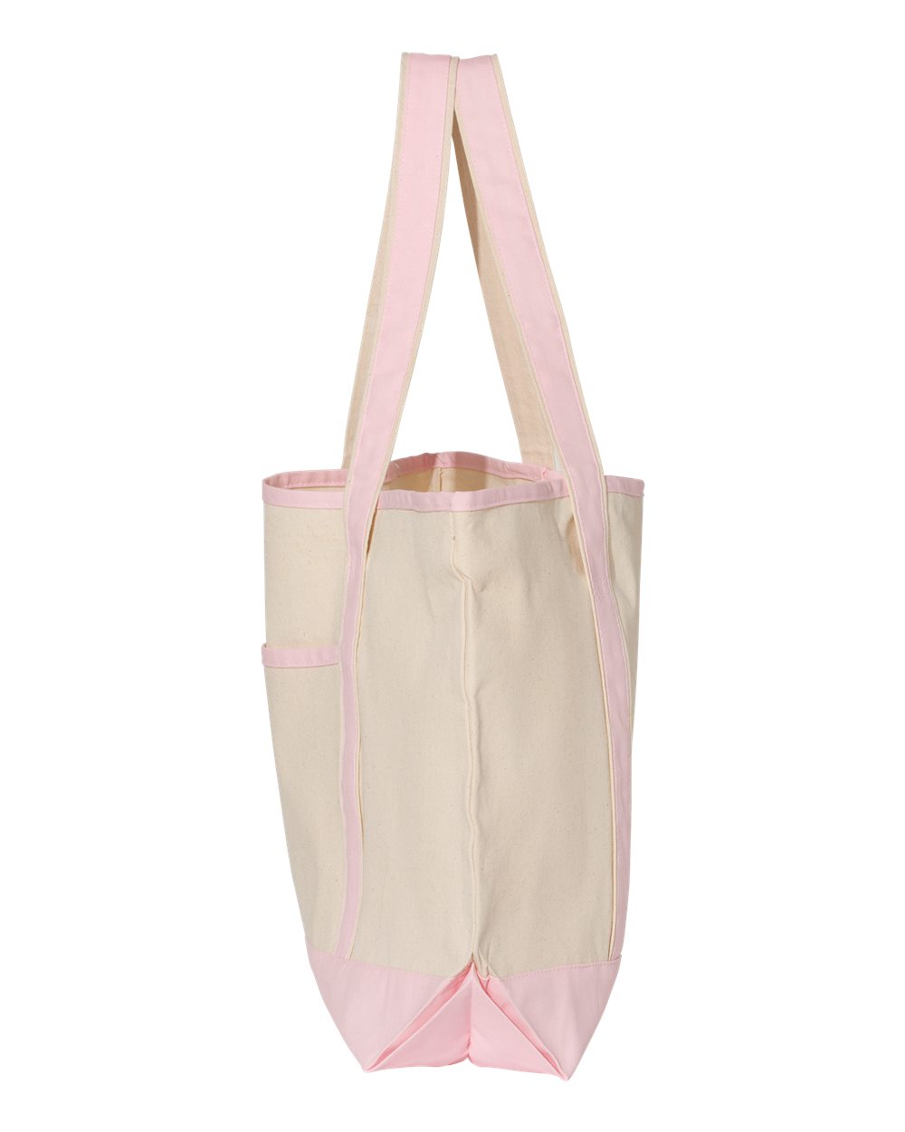 34.6L Large Canvas Deluxe Tote - DirectSide - B45695300 - Natural/ Light Pink