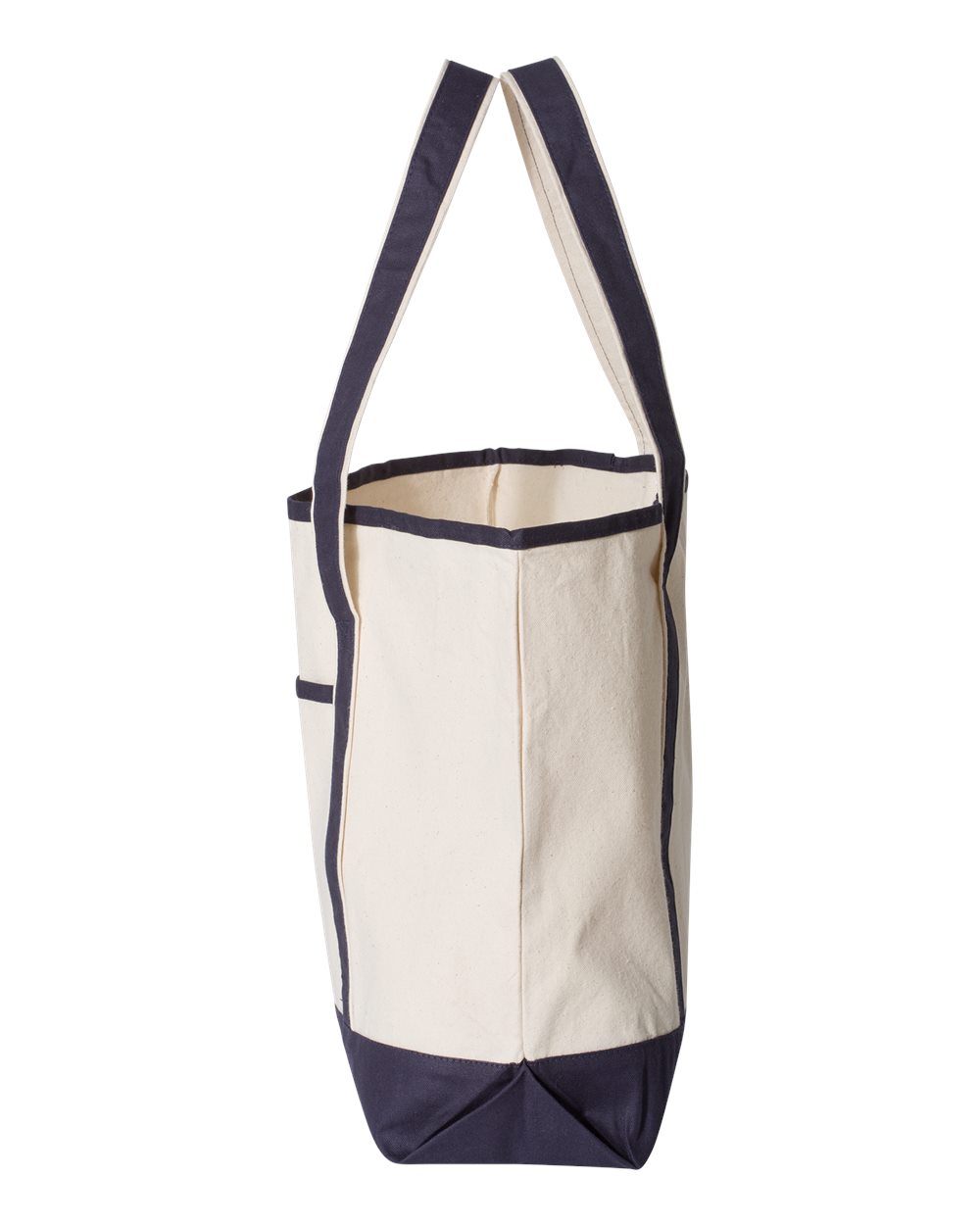 34.6L Large Canvas Deluxe Tote - DirectSide - B45695650 - Natural/ Navy
