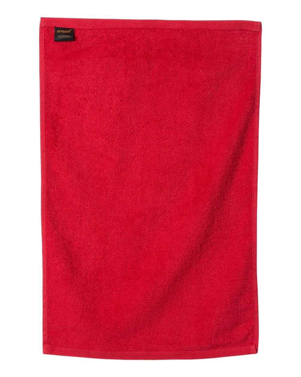 Hemmed Hand Towel - Back - B05895700 - Red