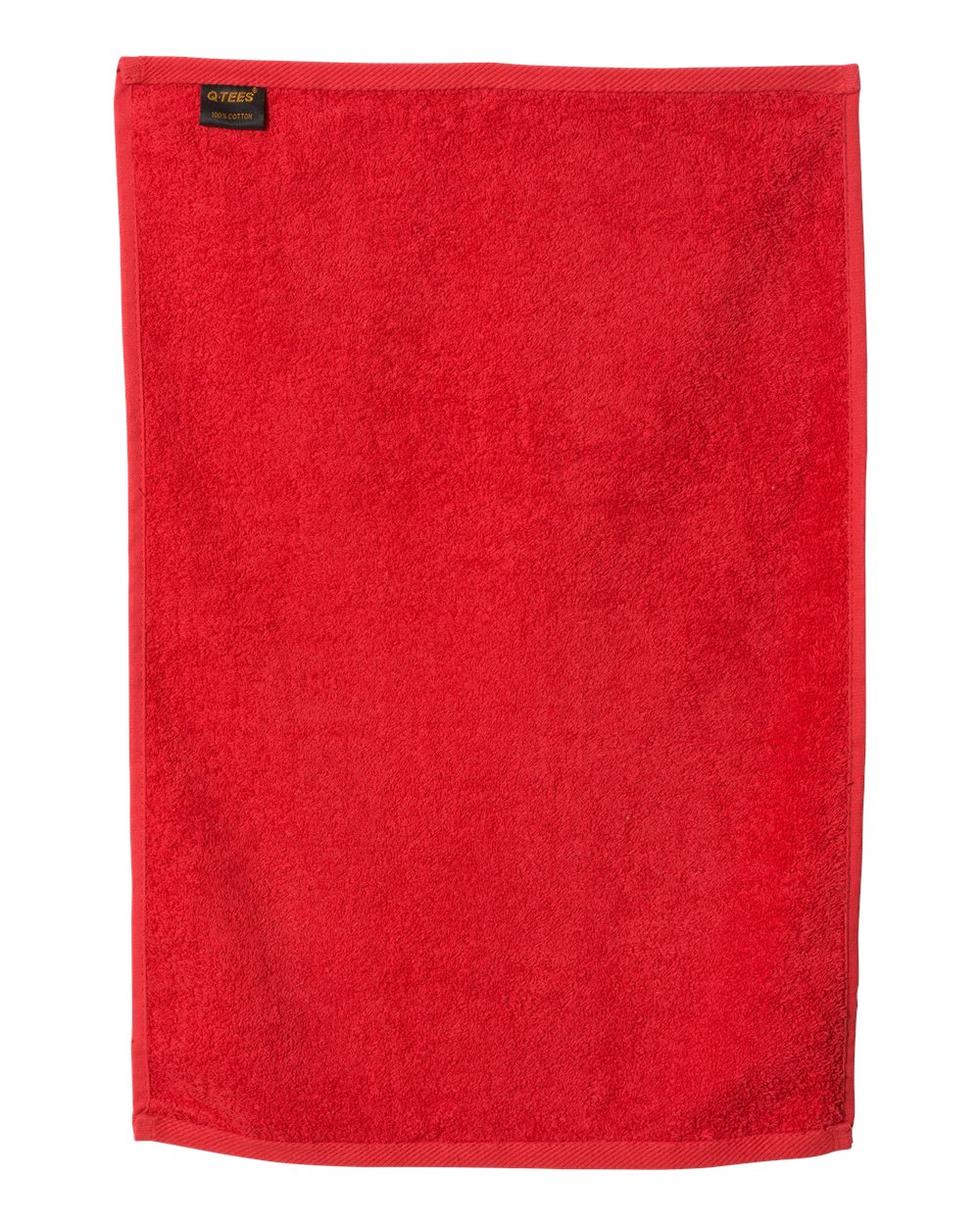 Deluxe Hemmed Hand Towel - Back - B05995700 - Red