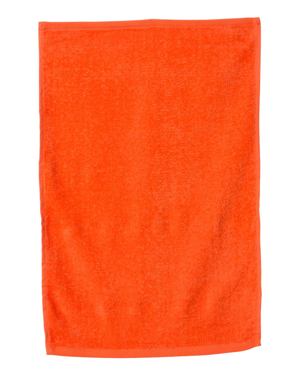 Deluxe Hemmed Hand Towel - Side - B05995660 - Orange