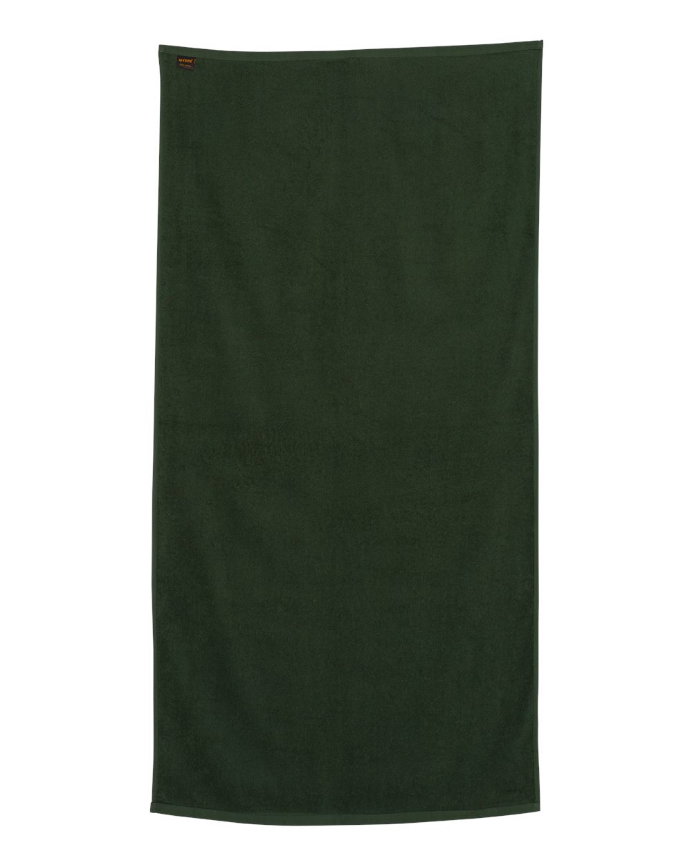 Velour Beach Towel - Back - B06095540 - Forest