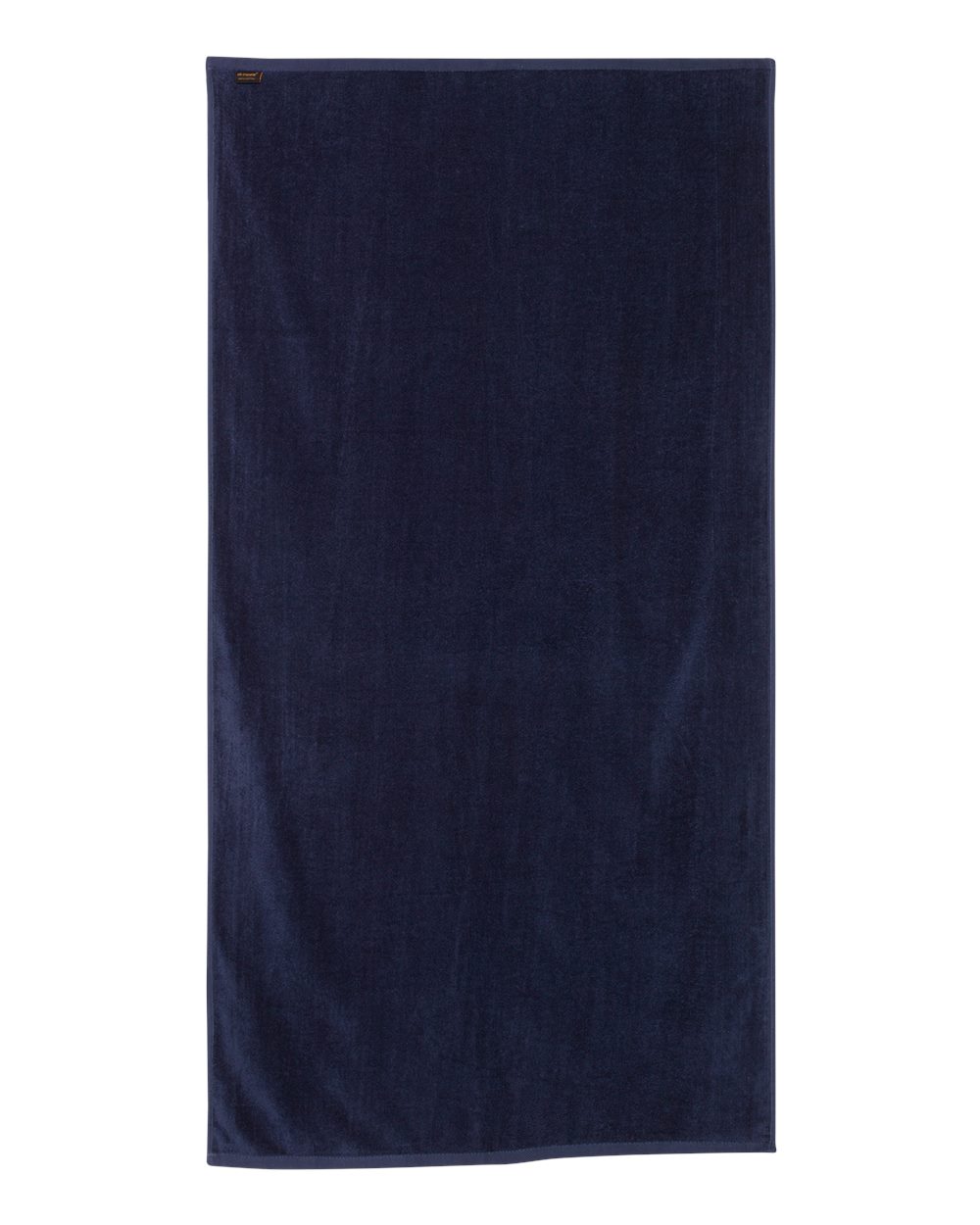Velour Beach Towel - Back - B06095650 - Navy