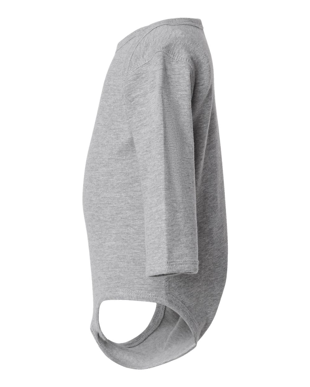 Infant Fine Jersey Long Sleeve Bodysuit - DirectSide - B08138091 - Heather