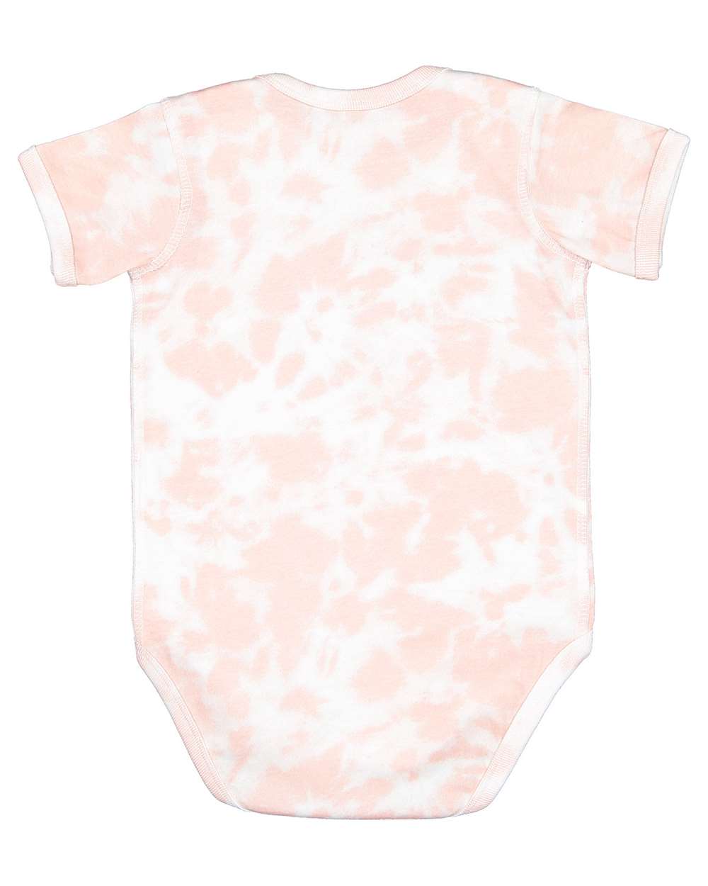 Infant Fine Jersey Bodysuit - Extended Colors - Back - B09338301 - Rose Tie Dye