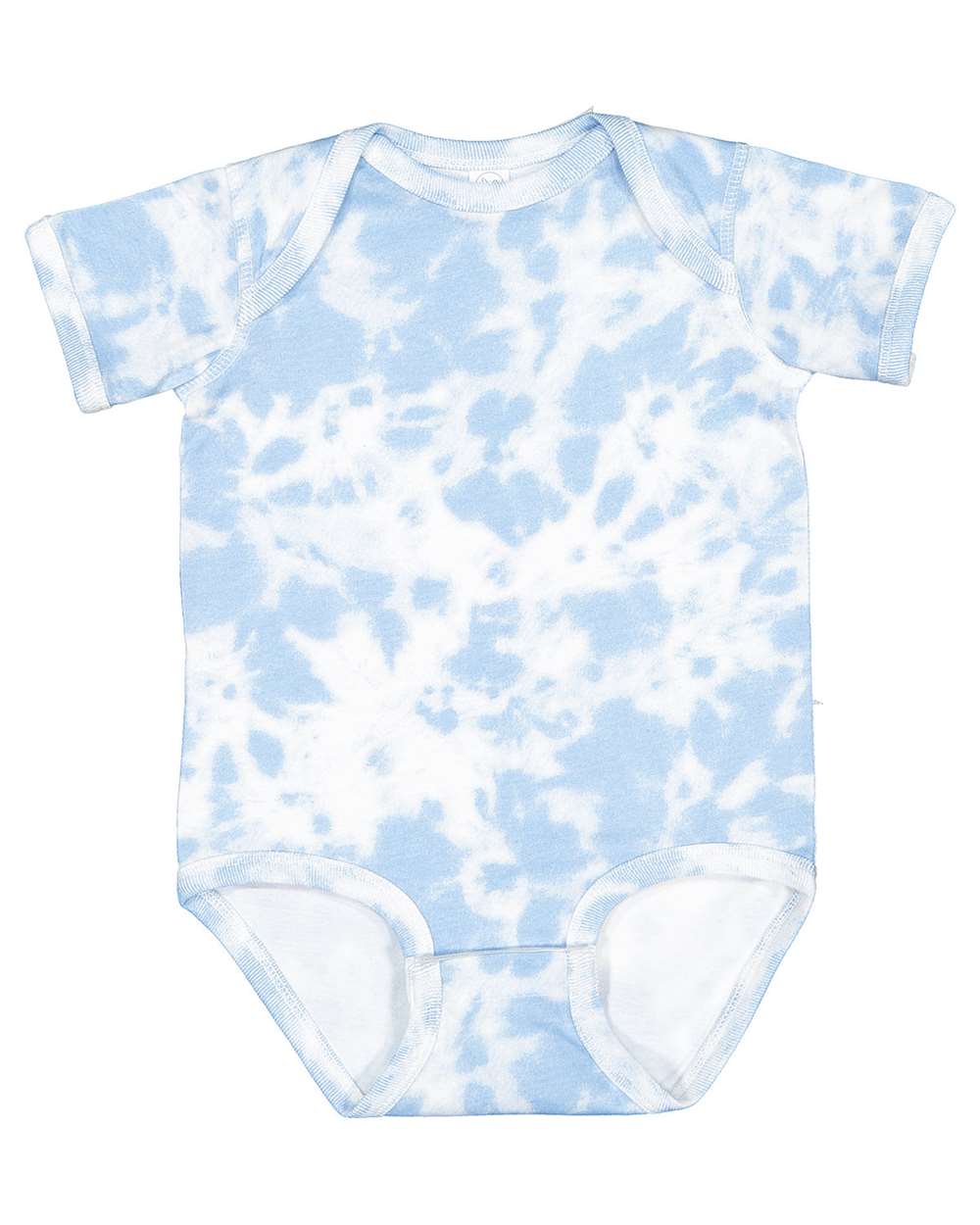 Infant Fine Jersey Bodysuit - Extended Colors - Front - B09338251 - Sky Tie Dye