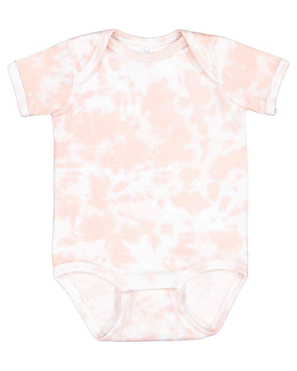 Infant Fine Jersey Bodysuit - Extended Colors - Front - B09338301 - Rose Tie Dye