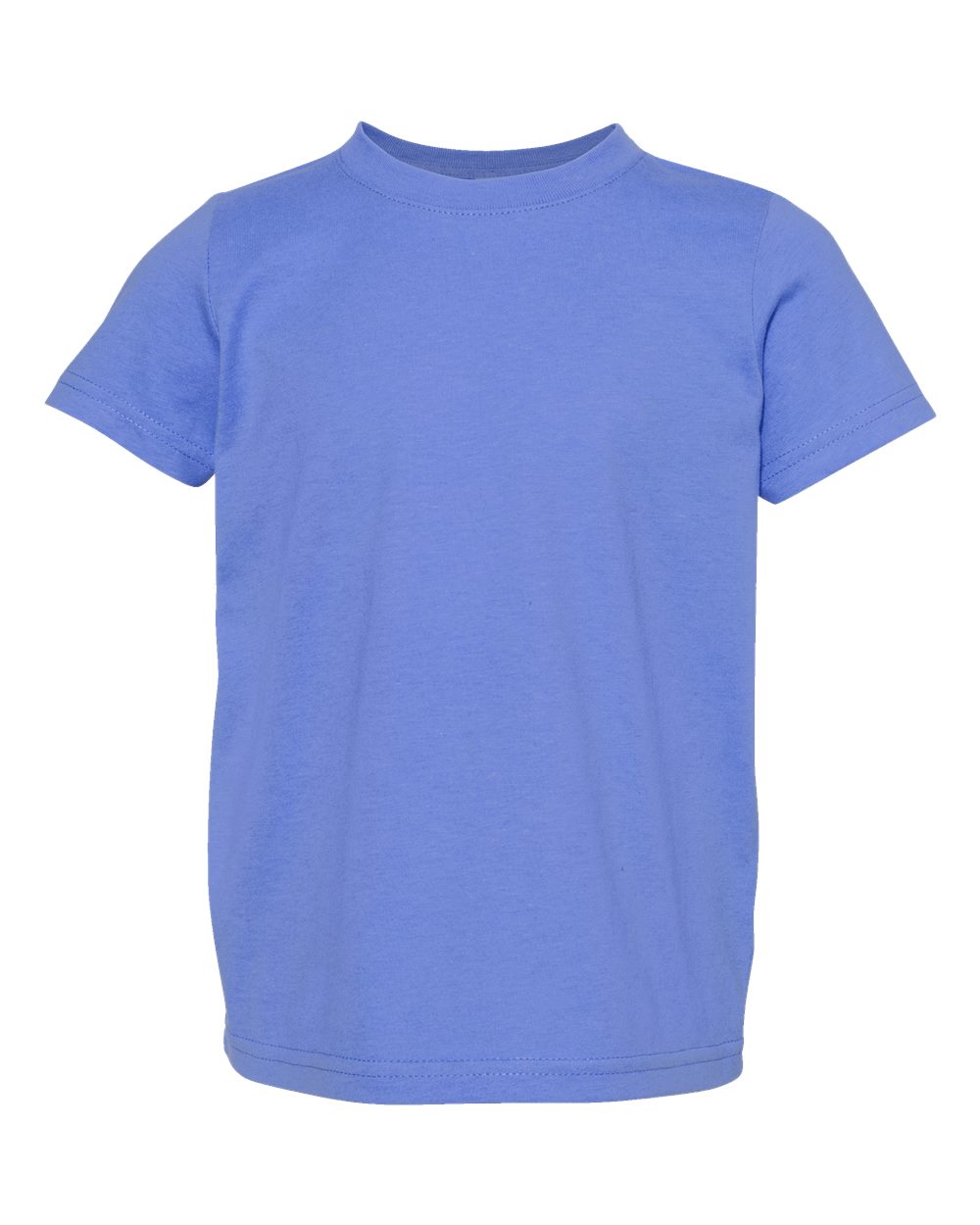 Toddler Fine Jersey Tee - Front - B31838263 - Carolina Blue