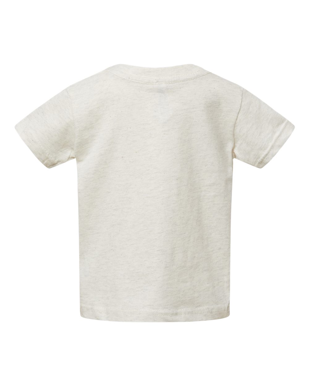 Infant Fine Jersey Tee - Back - B32138242 - Natural Heather