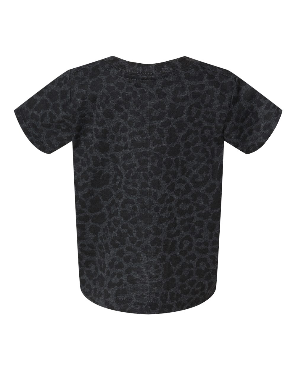 Infant Fine Jersey Tee - Back - B32138512 - Black Leopard