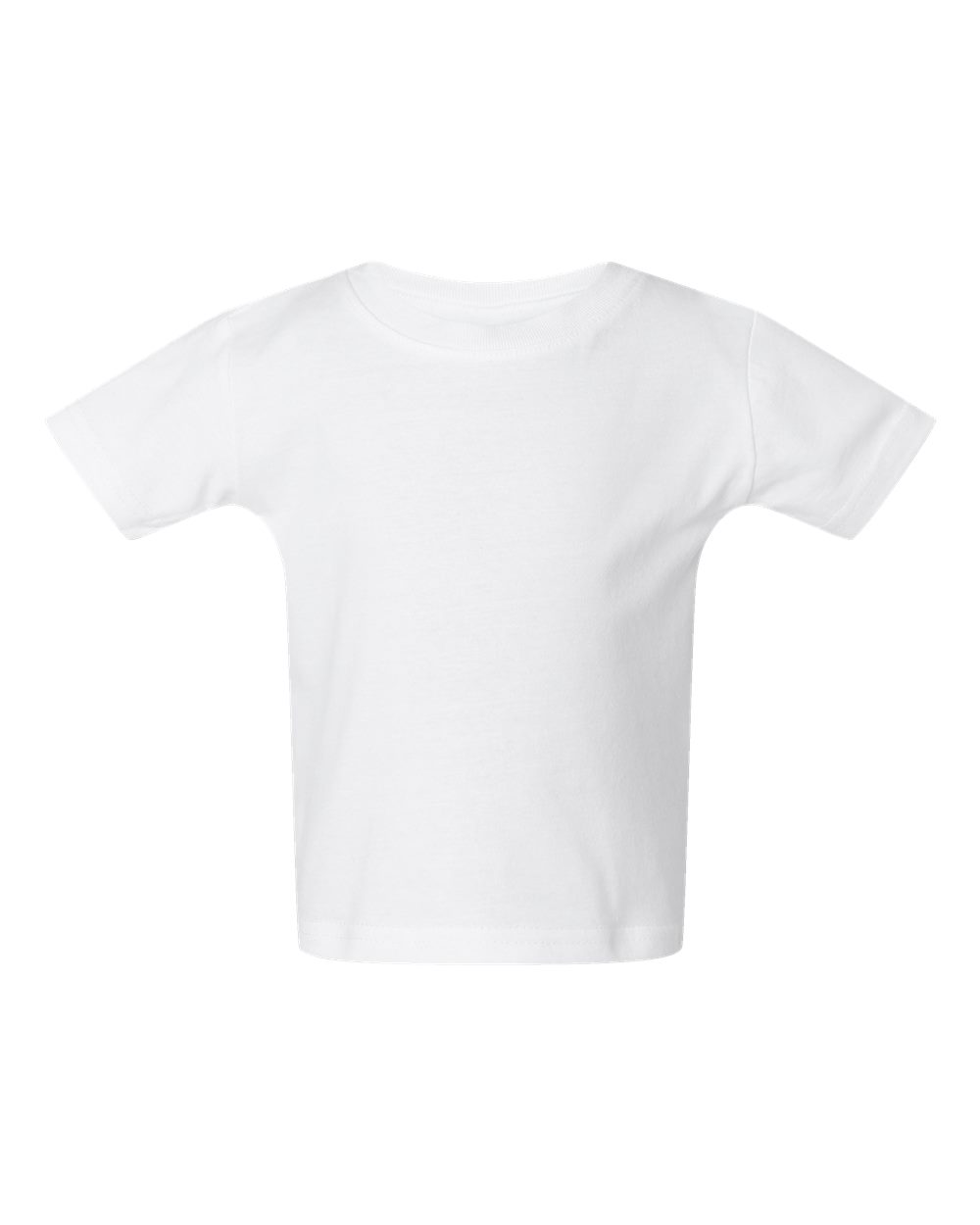 Infant Fine Jersey Tee - Front - B32138002 - White