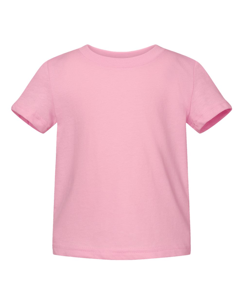 Infant Fine Jersey Tee - Front - B32138302 - Pink