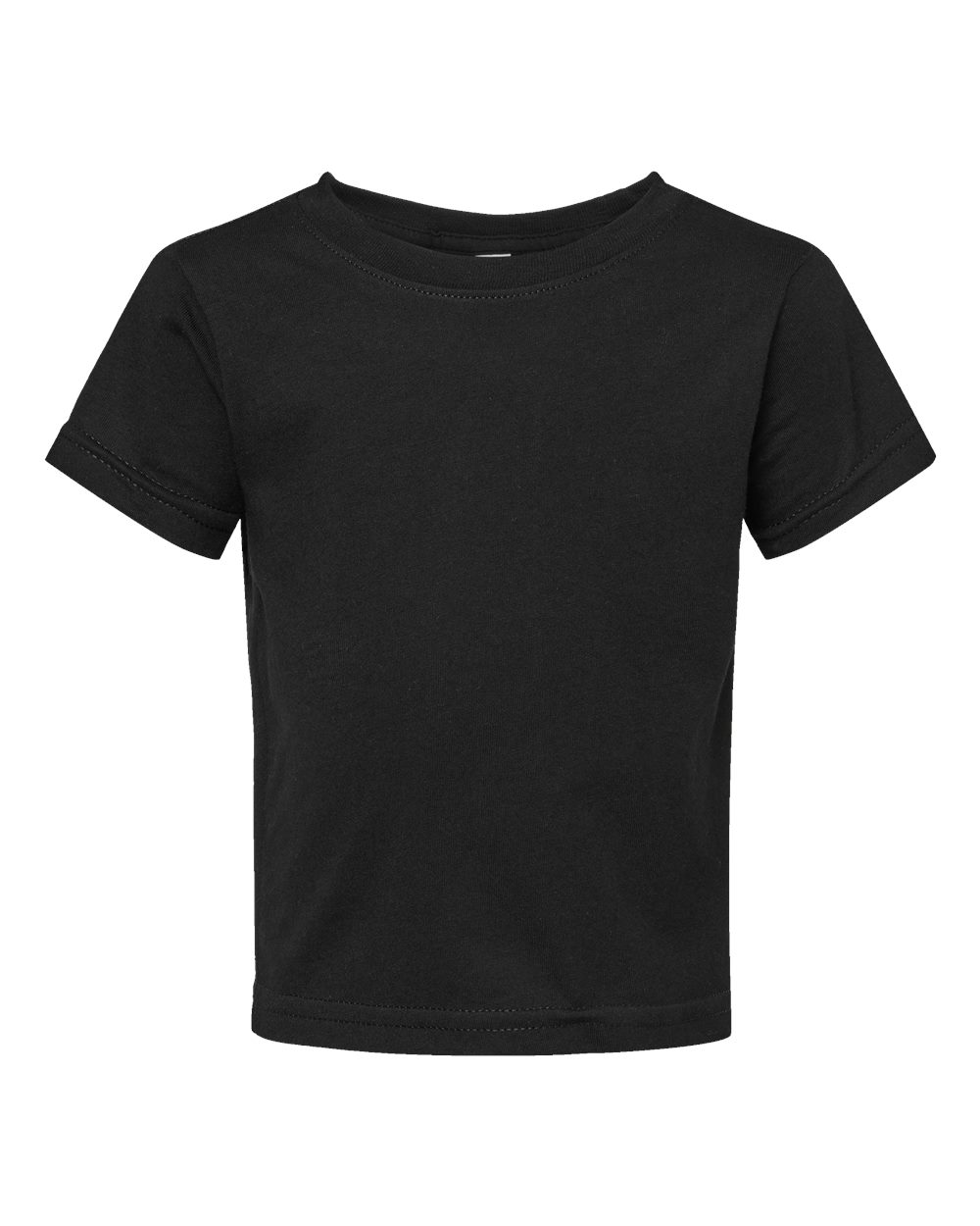 Infant Fine Jersey Tee - Front - B32138502 - Black