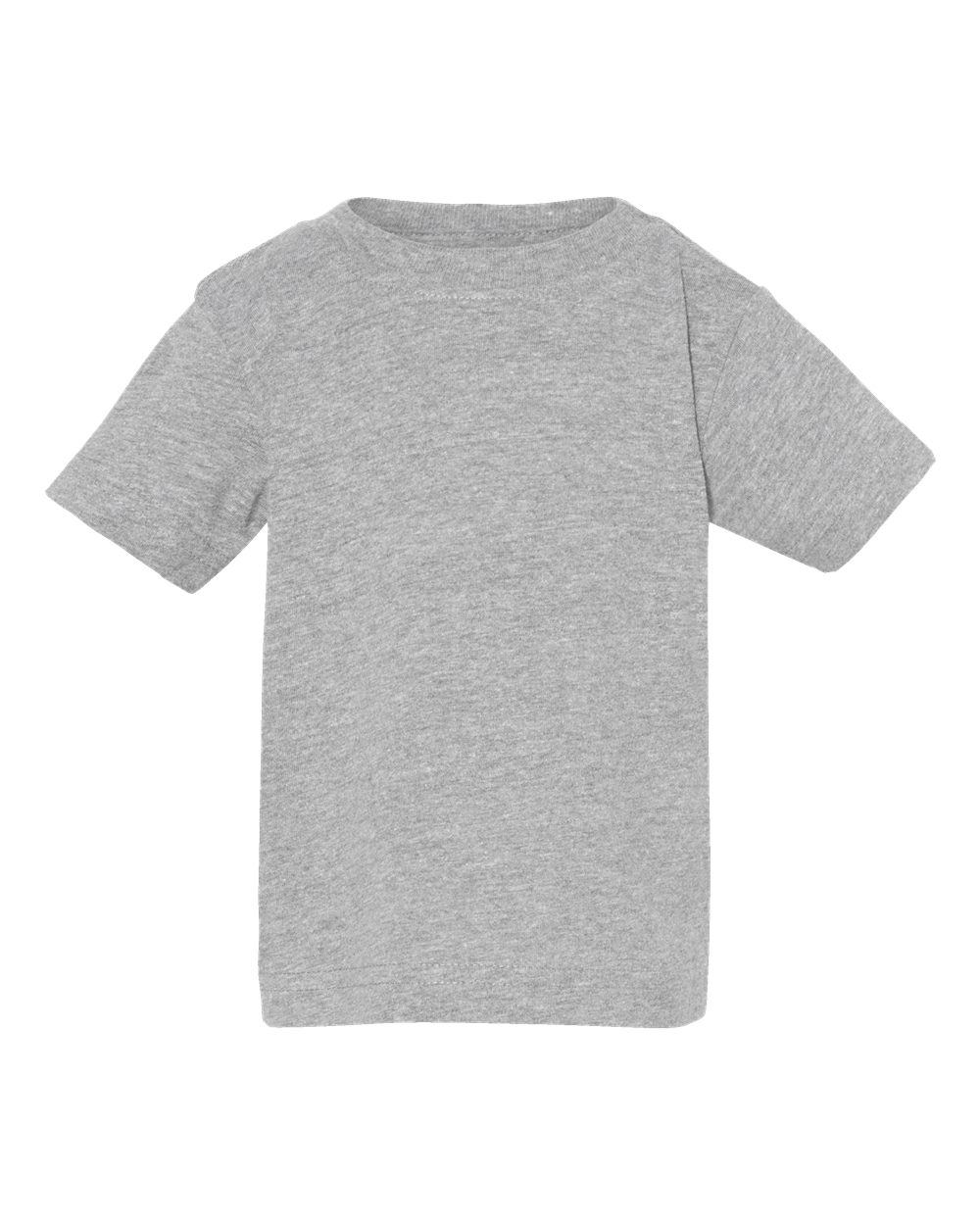 Infant Fine Jersey Tee - Front - B32138582 - Heather