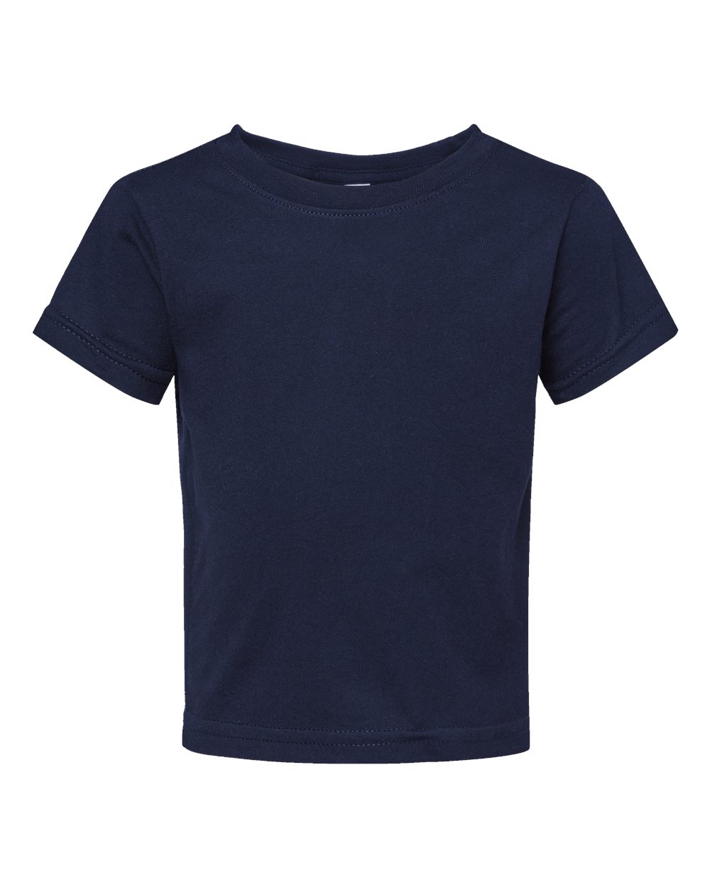 Infant Fine Jersey Tee - Front - B32138652 - Navy