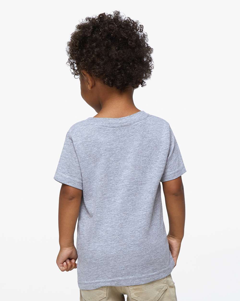 Infant Fine Jersey Tee - OnModelBack - B32138582 - Heather
