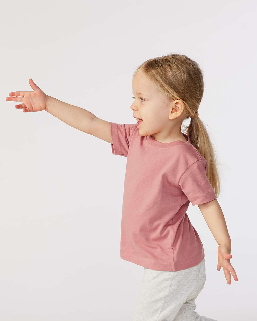 Infant Fine Jersey Tee - OnModelSide - B32138332 - Mauvelous
