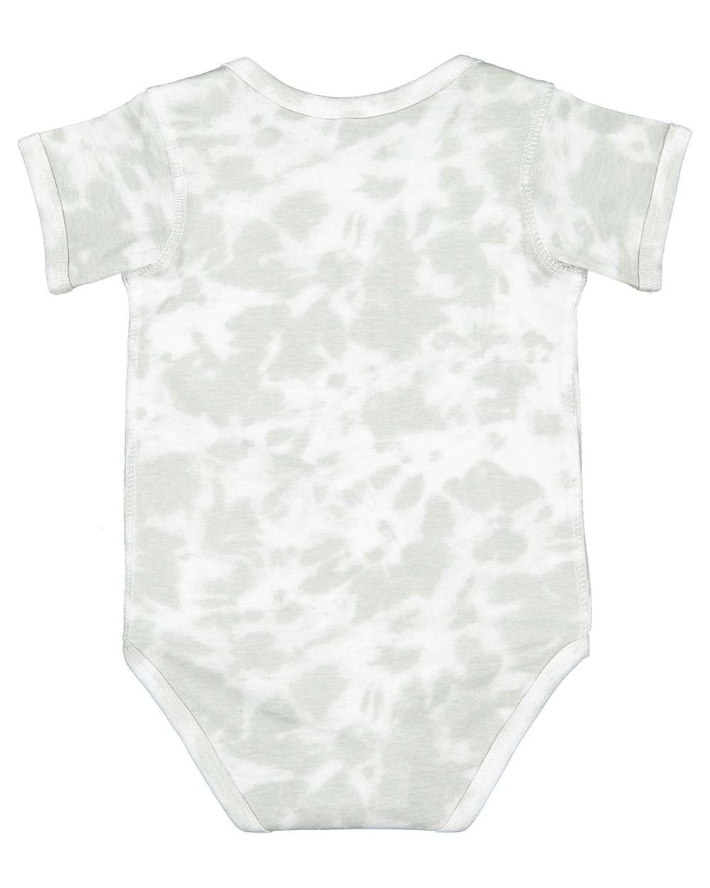 Infant Fine Jersey Bodysuit - Back - B33438101 - Haze Tie Dye