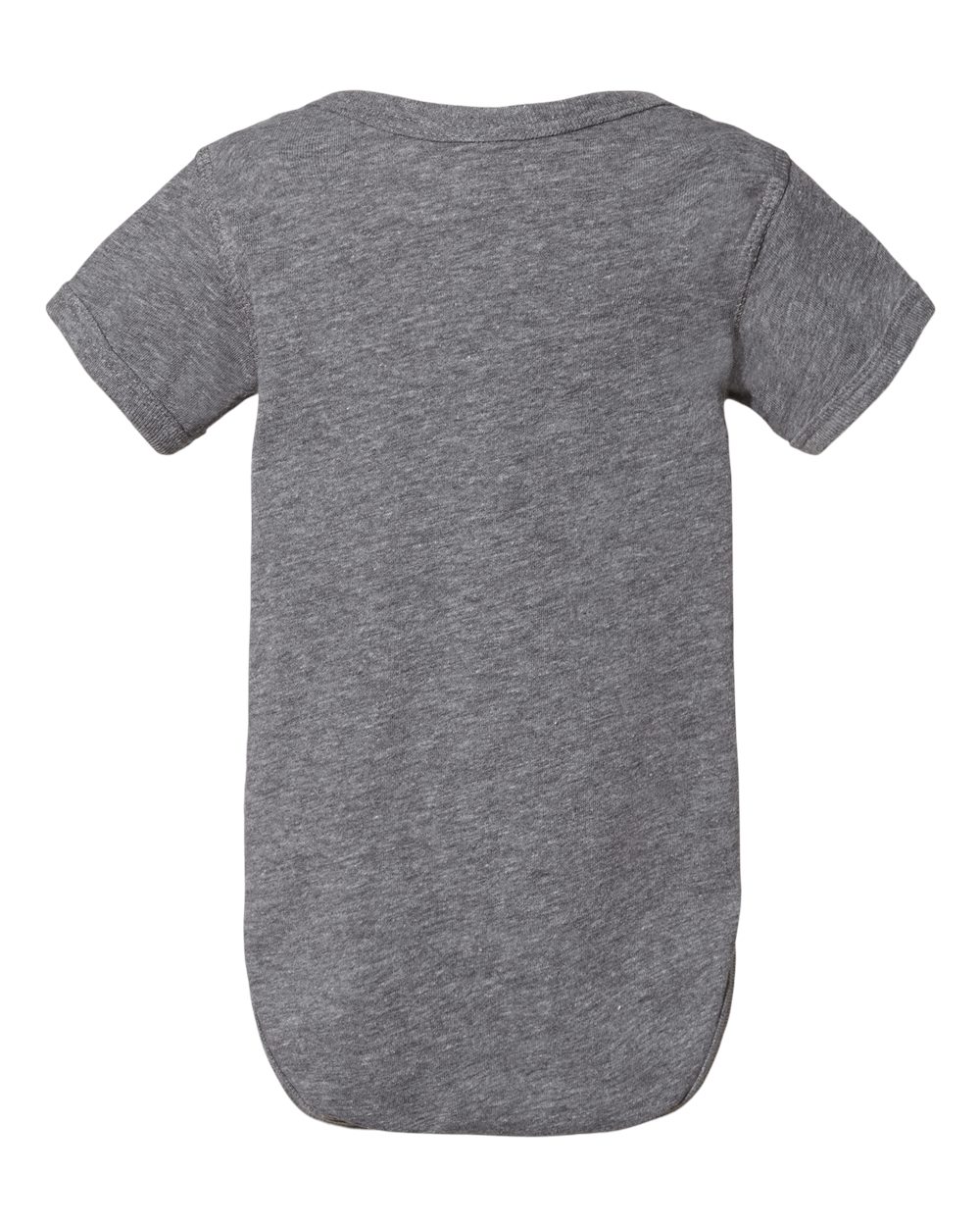 Infant Fine Jersey Bodysuit - Back - B33438131 - Granite Heather