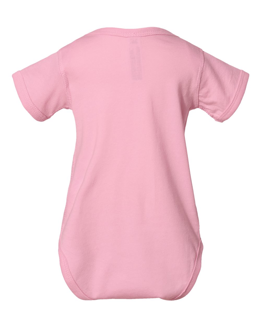 Infant Fine Jersey Bodysuit - Back - B33438301 - Pink