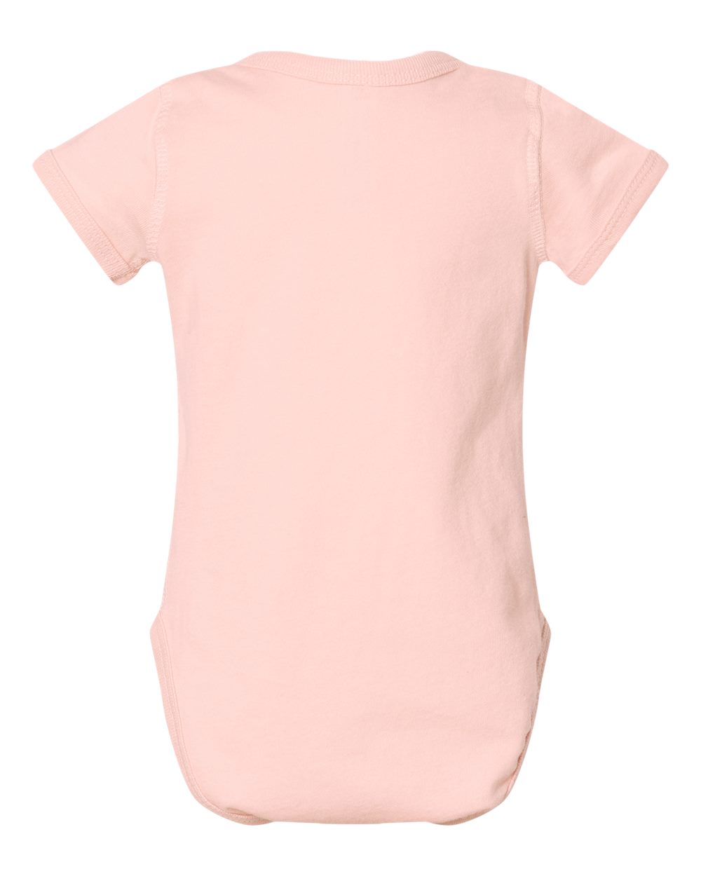 Infant Fine Jersey Bodysuit - Back - B33438321 - Blush