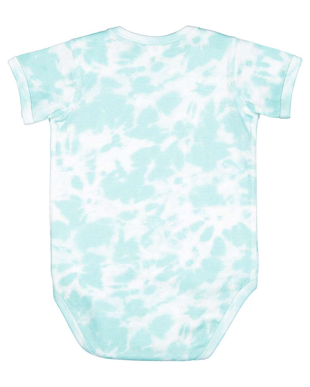 Infant Fine Jersey Bodysuit - Back - B33438391 - Island Tie Dye