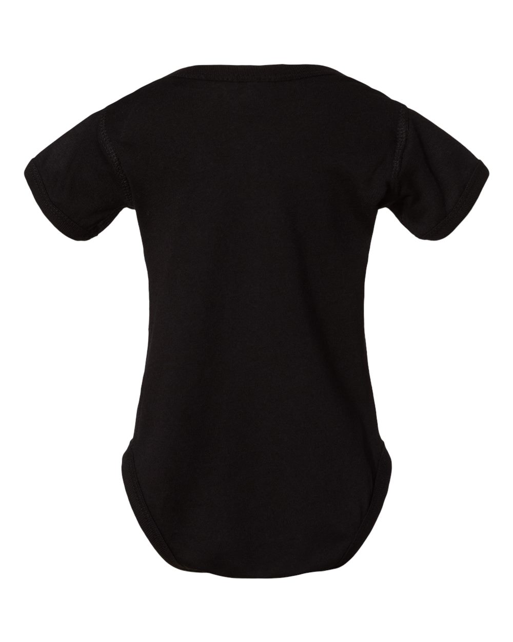Infant Fine Jersey Bodysuit - Back - B33438501 - Black