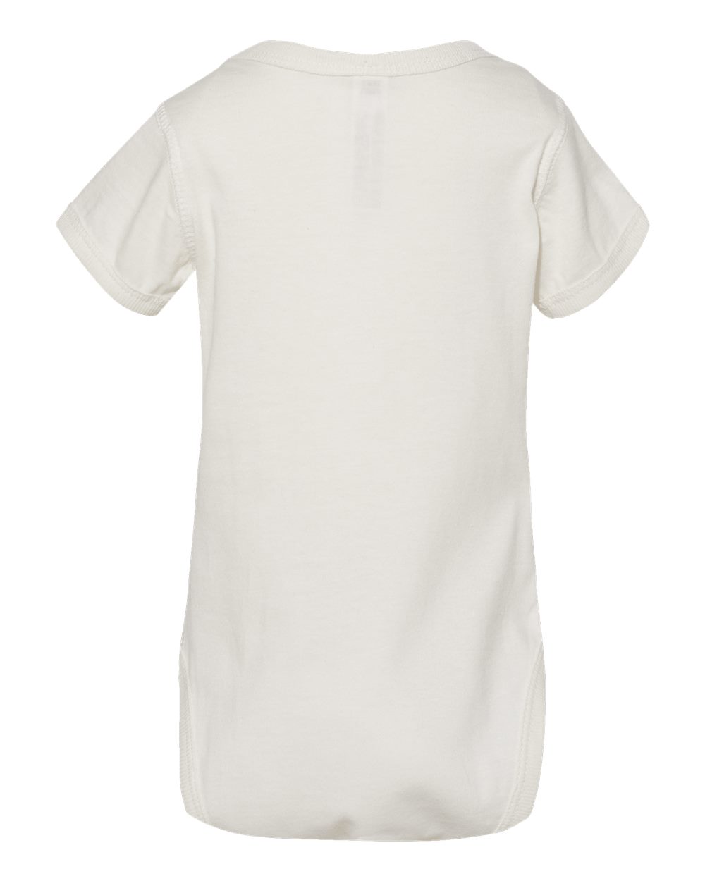 Infant Fine Jersey Bodysuit - Back - B33438801 - Porcelain