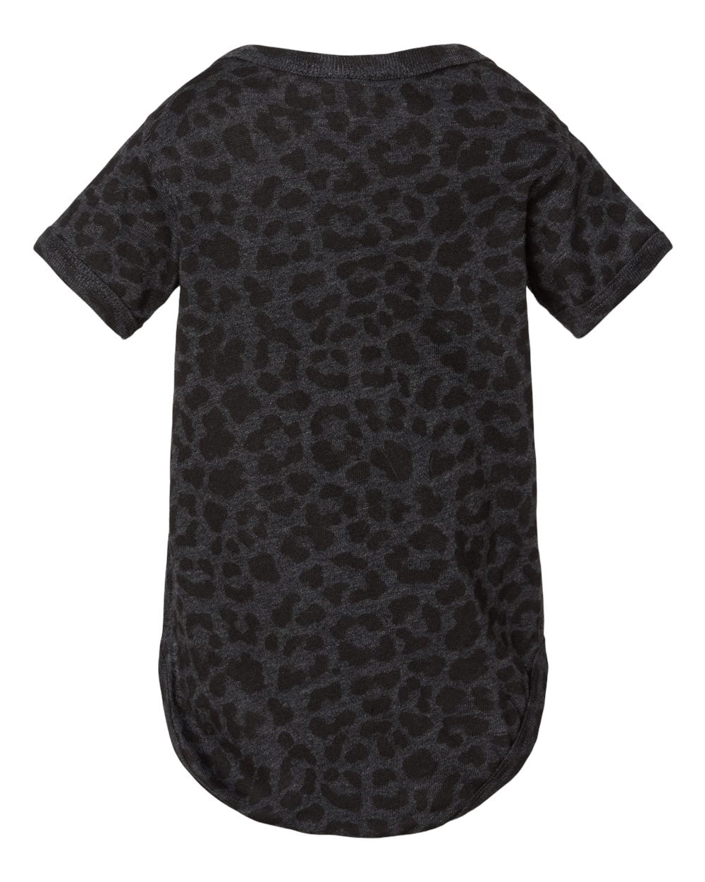 Infant Fine Jersey Bodysuit - Back - B33438851 - Black Leopard